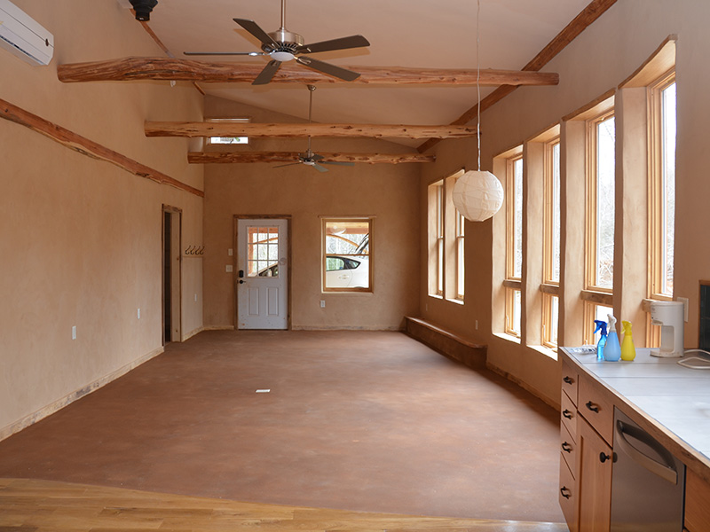 Creekside living area (taken from the kitchen)